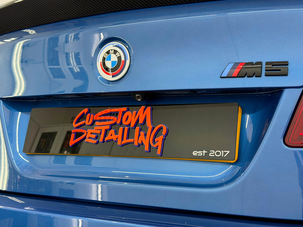 Custom Show Plate with Raised 3D Logo | Personalised Display Number Plate