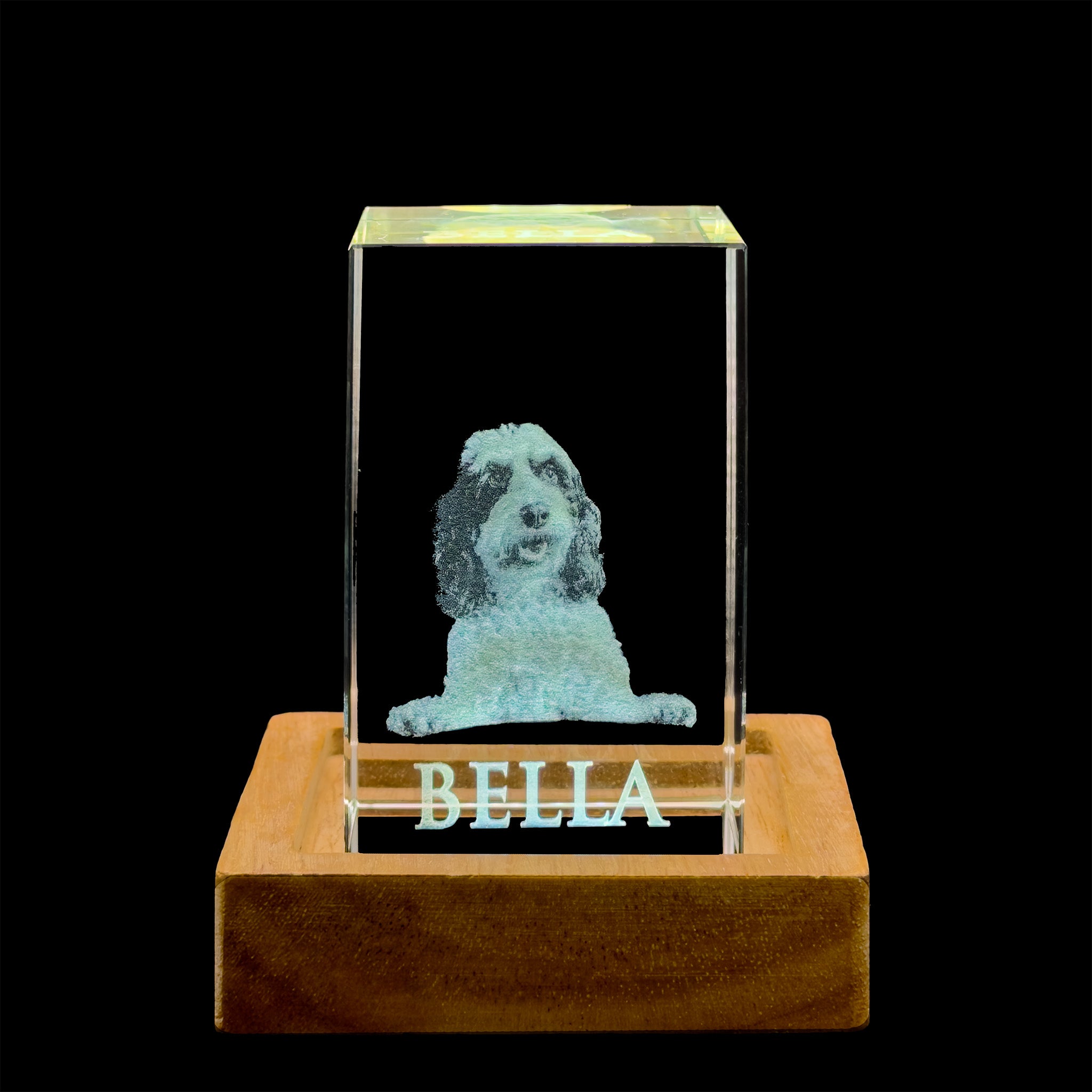 3D Internal Crystal Engraving Cube