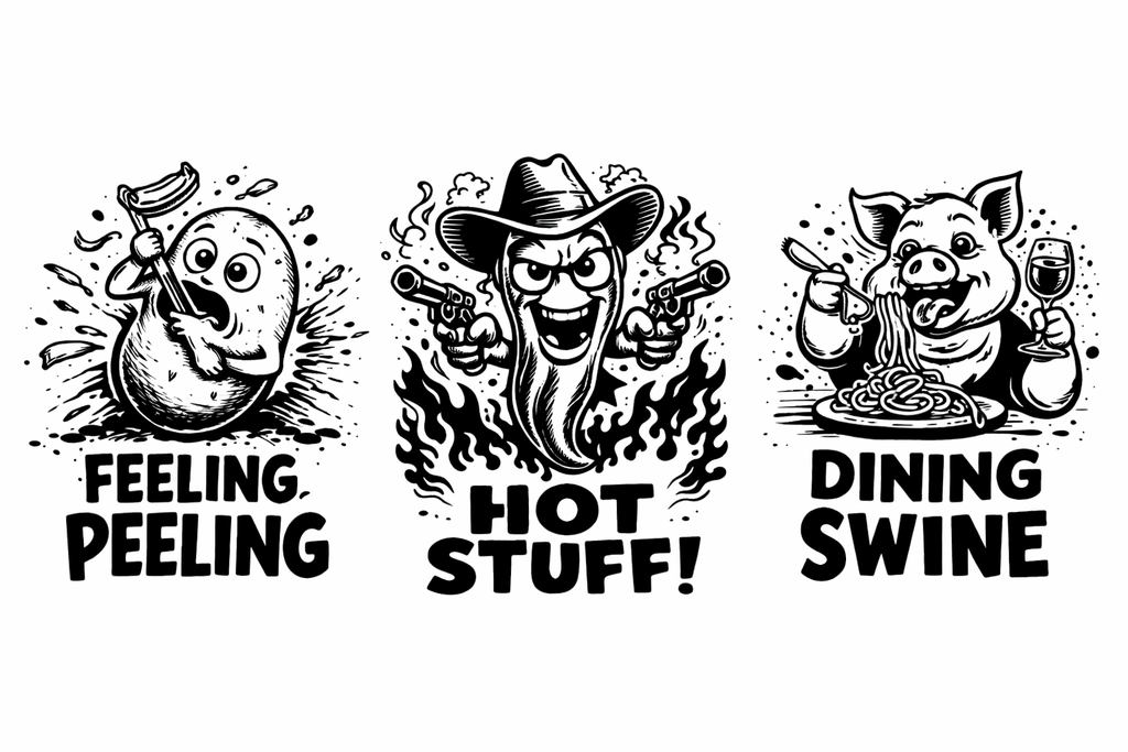 Engraved Acacia Wood Chopping Board – Comedy Collection