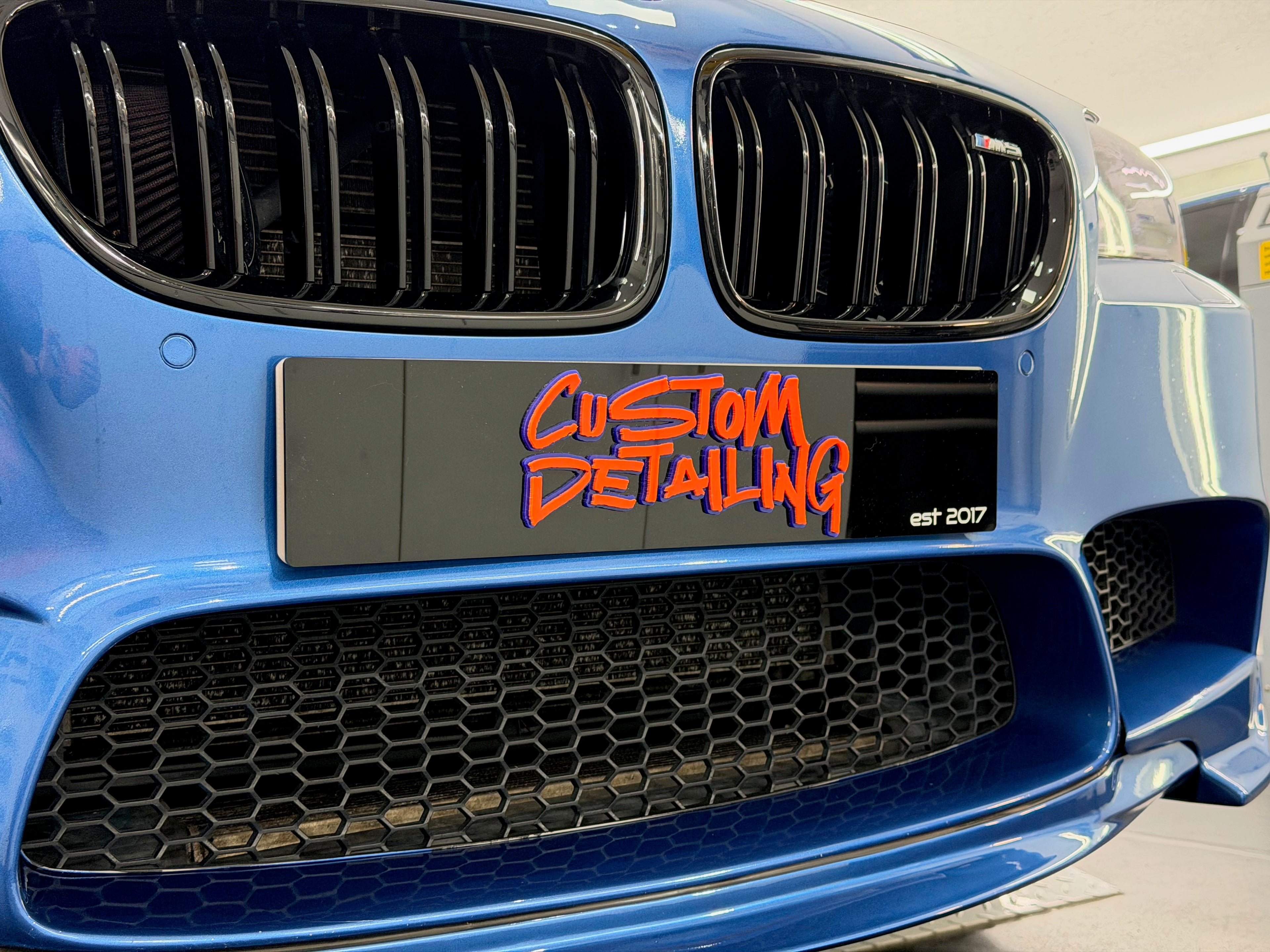 Custom Show Plate with Raised 3D Logo | Personalised Display Number Plate