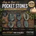Engraved Pocket Stones – Heart, Paw Print & Star Keepsake Pebbles