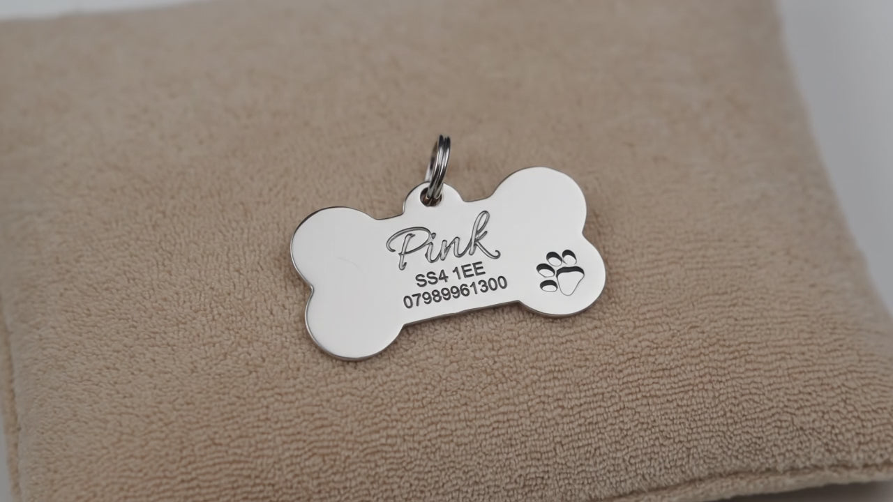 Bone Dog Tag – Stainless Steel
