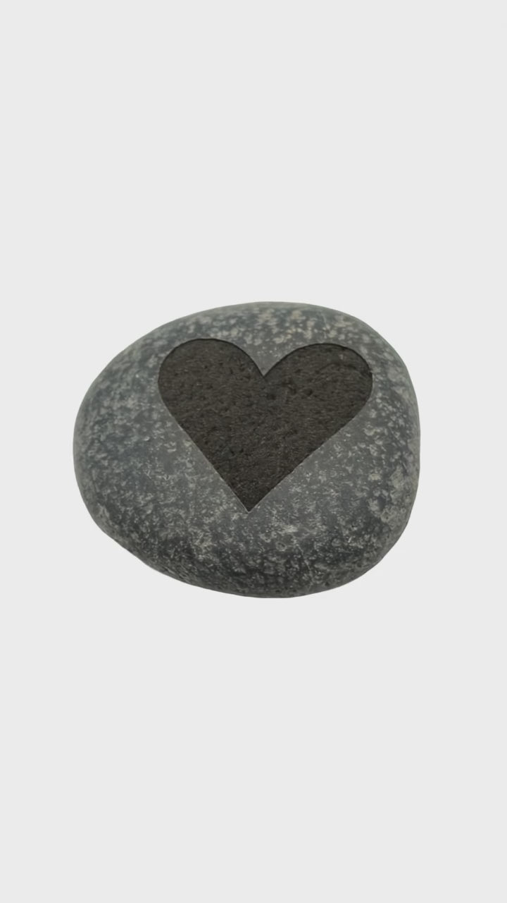 Engraved Pocket Stones – Heart, Paw Print & Star Keepsake Pebbles
