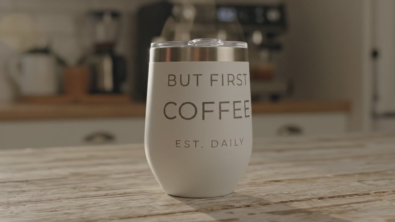 Engraved Thermal Tumbler –  (12oz)